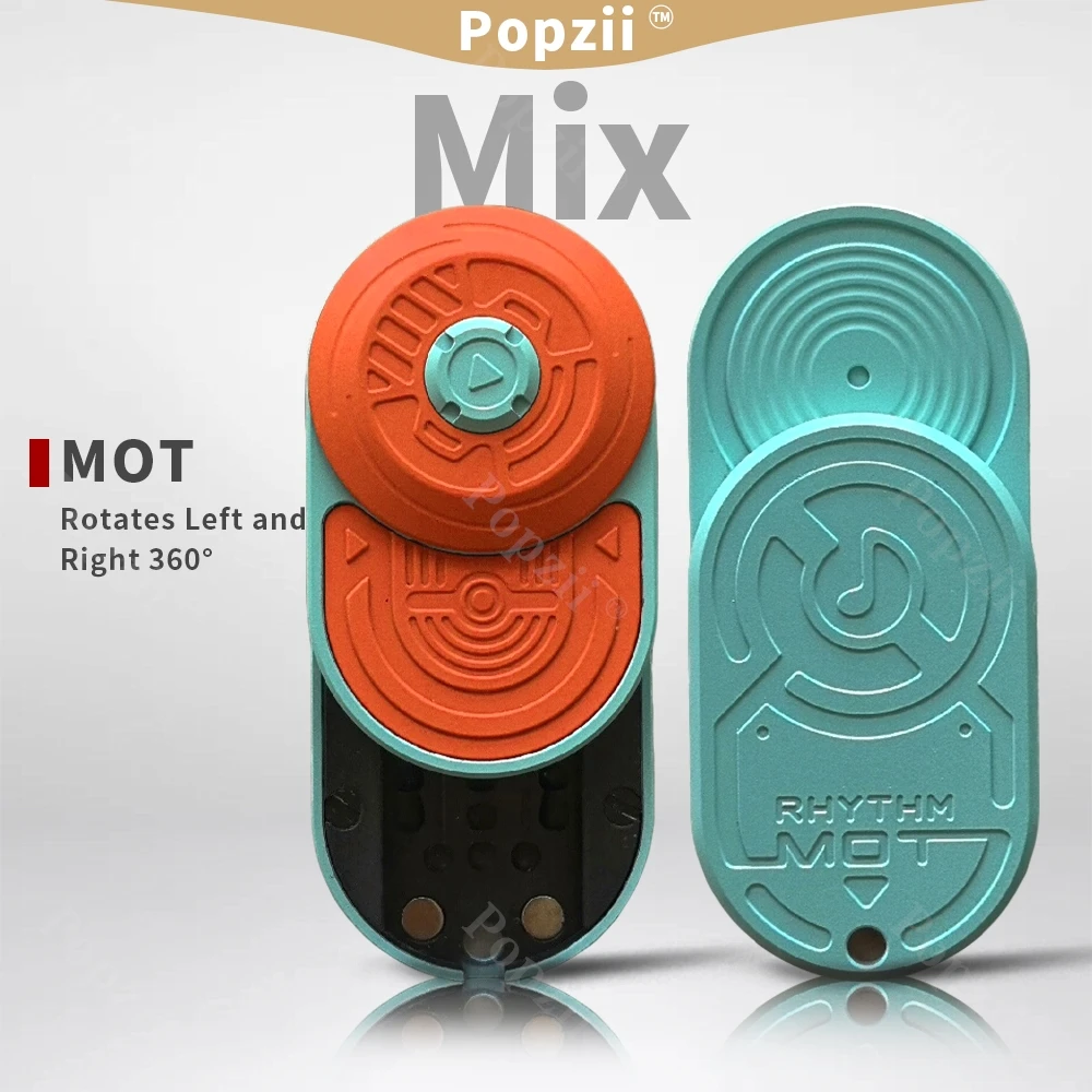 MOT MIX EDC Ceramic Coating Rotates Left And Right 360° Fidgeting Toys Mechanical Multi Orbit Push Slider Adult Anxiety Toys
