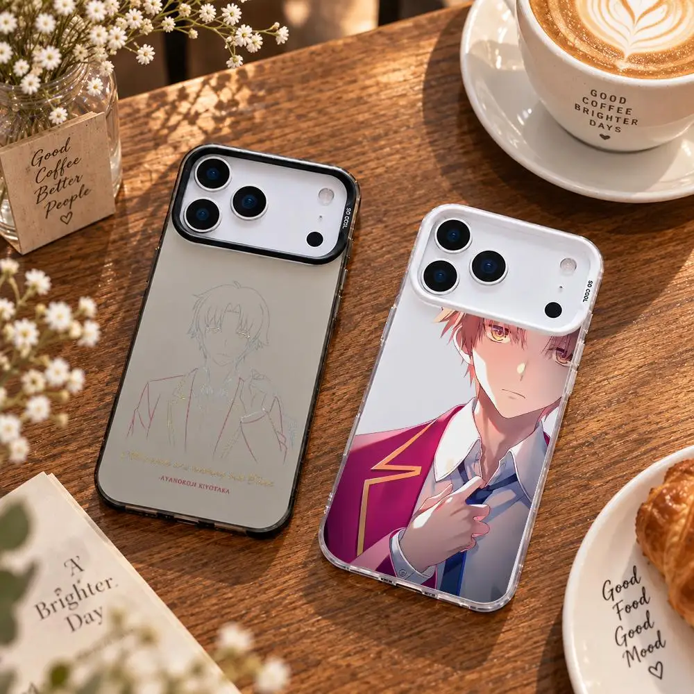 C-Classroom Of The E-EliteS Anime Phone Case For IPhone 18 17 16 15 14 13 Pro Max Independent Metal Button Electroplating Mobile
