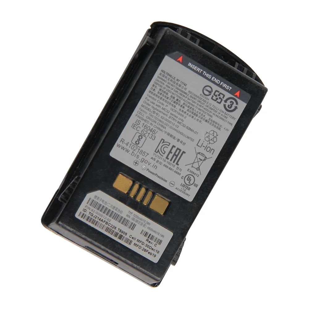 Replacement Battery 82-000012-02 5200mAh For Symbol MC3200 MC32N0 MC33 MC330 High Quality Batteries