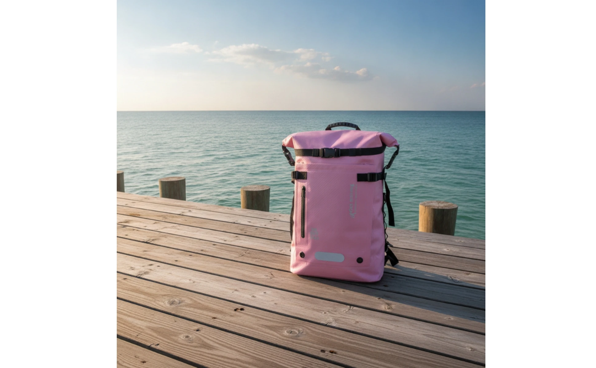 Dry Bag Backpack Water-Resistant Waterproof Backpack Roll-Roll-Top Bag Wipe-Clean Long-Lasting for Travelers, Travel, Beach
