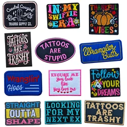 Emblem Clothing Accessories Badge Sticker Embroidered Embroidery Sticker Iron-on Patches