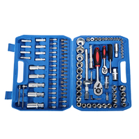 108pcs Ratchet Socket Wrench Set Car Repair Tool Torque Wrench Combo Kit 1/4\