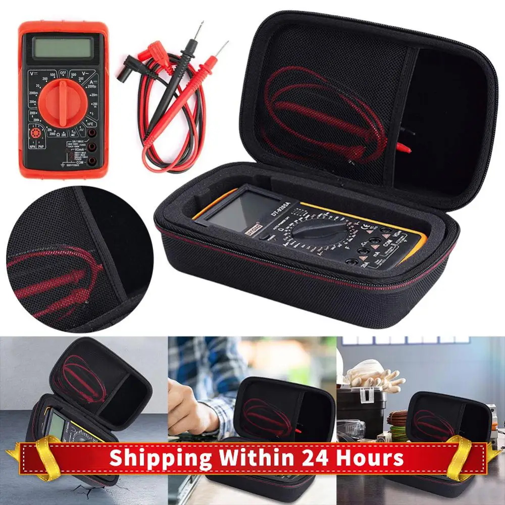 

Сумка для инструментов, водонепроницаемый жесткий чехол с сеткой, дорожный чехол, сумка, удобные аксессуары для хранения инструментов для Fluke