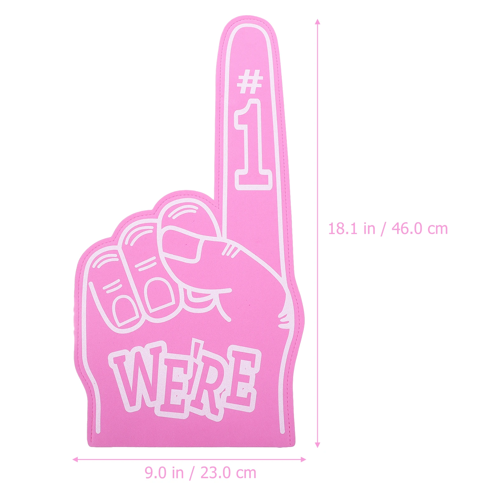 3 قطعة دعائم التشجيع خفيفة الوزن لأصابع الرغوة السائبة هدايا الحفلات الرياضية للبالغين رغوة