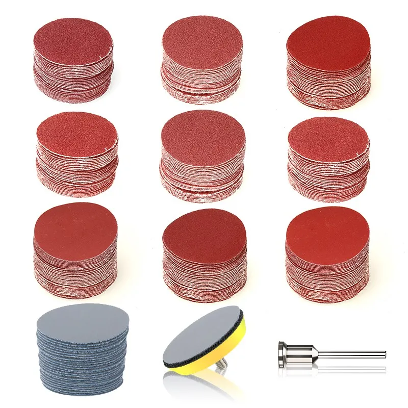 3-Zoll-Schleifpapierscheibe, Körnung 60–7000, Polierpad-Set, Schleifwerkzeuge für Dremel-Rotationswerkzeuge, Schleifzubehör – Detail 6