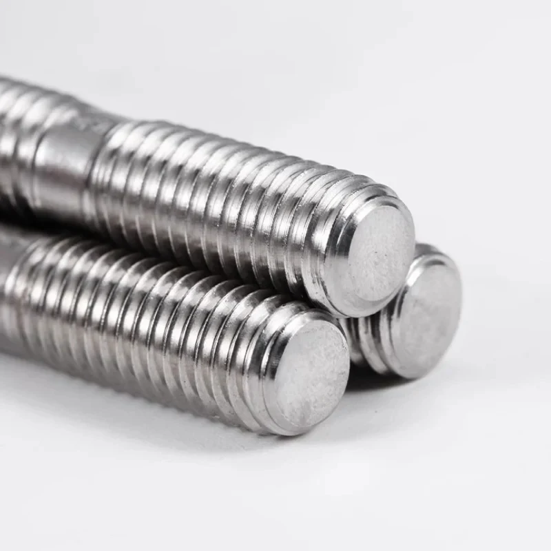 

316 Stainless Steel Headless Double Thread Stud Bolt Full Thread Screw Rod M6 M8 M10 M12 M14 M16 Length 40 to 100mm