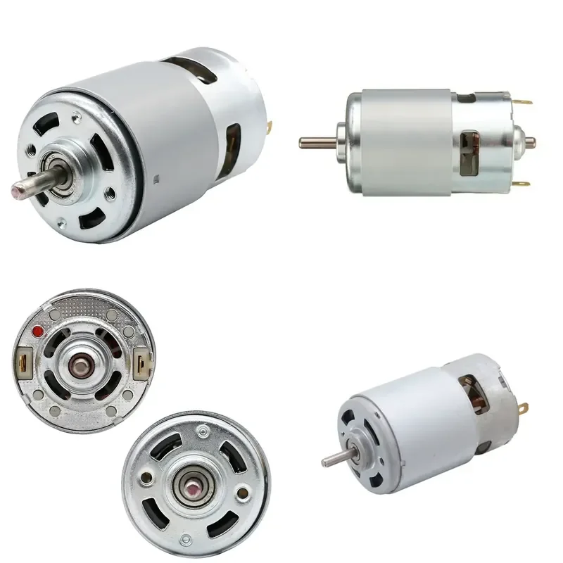 RS775 RS755 42mm 6V 12V 18V 24V 200W 300W 350W 20000rpm 25000rpm Mini Dc Electric Brush DC Motor for Electric Drill Pump Fan