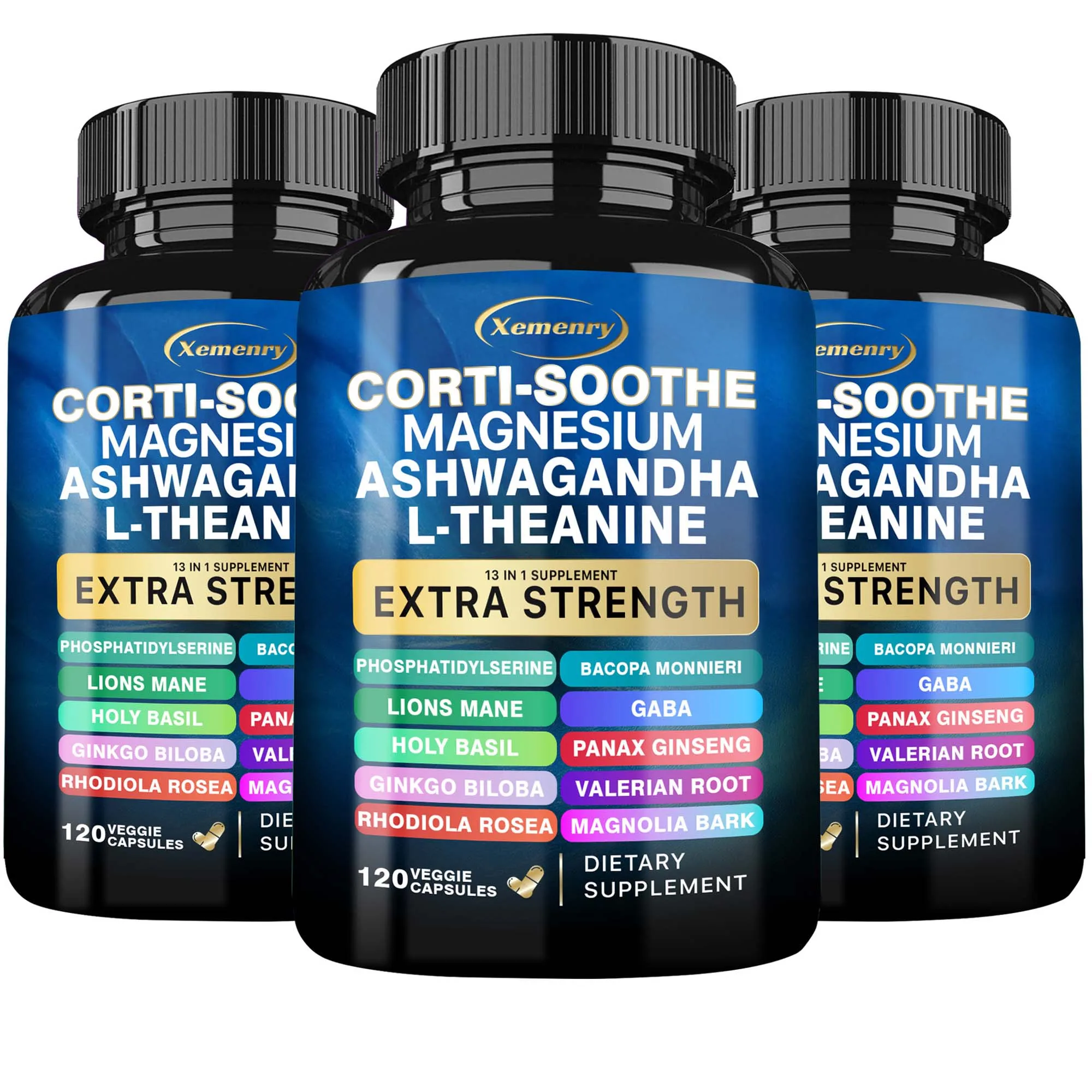 

Corti-Soothe Supplement - снятие стресса, релаксация, регулирует Cortisol, поддерживает здоровье придорожного периода, для глубокого сна