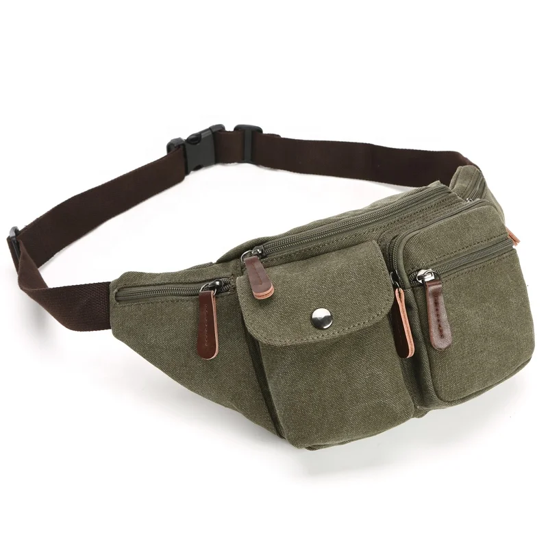 Waist Packs Outdoor Sports Waterproof Bag Casual Functional Pouch Belt Bags Women Bas for Belt Canvas Hip Bag Fanny Pack