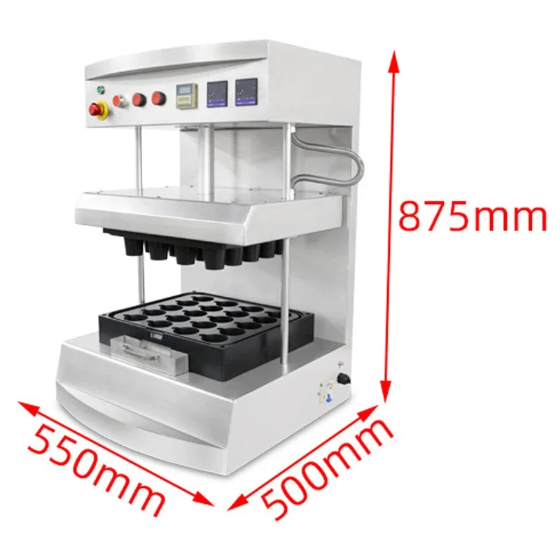 Commercial fully automatic egg tart machine, cheese tart crust, egg tart equipment, electric hot popping cookie, liquid cheese t