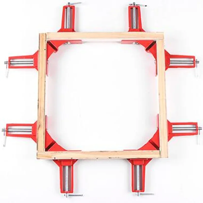 1pc 90 Degree Right Angle Clamps toggle clamp for woodworking Picture Frame Glass Fixture carpenter Hand Tool