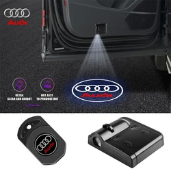 1/2pcs LED Car Door Welcome Light Laser Projector Logo Light For Audi Sline RS QUATTRO A3 A4 A5 A6 b6 b7 b9 8p 8v b8 c7 S8 TT S5
