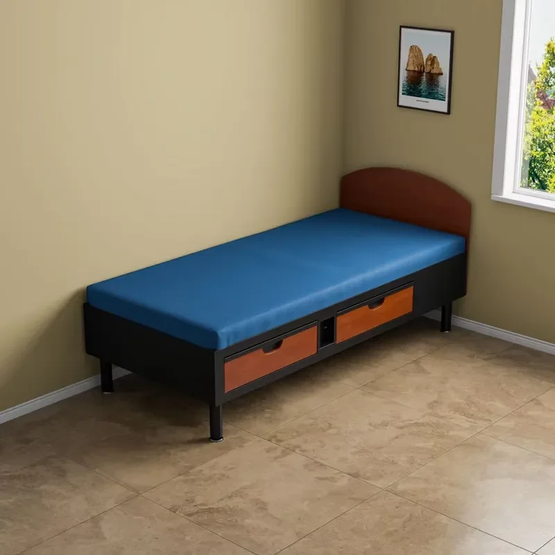Multi-functional Metal Single Bed Frame with Storage Space for Hotel Projects OEM Service