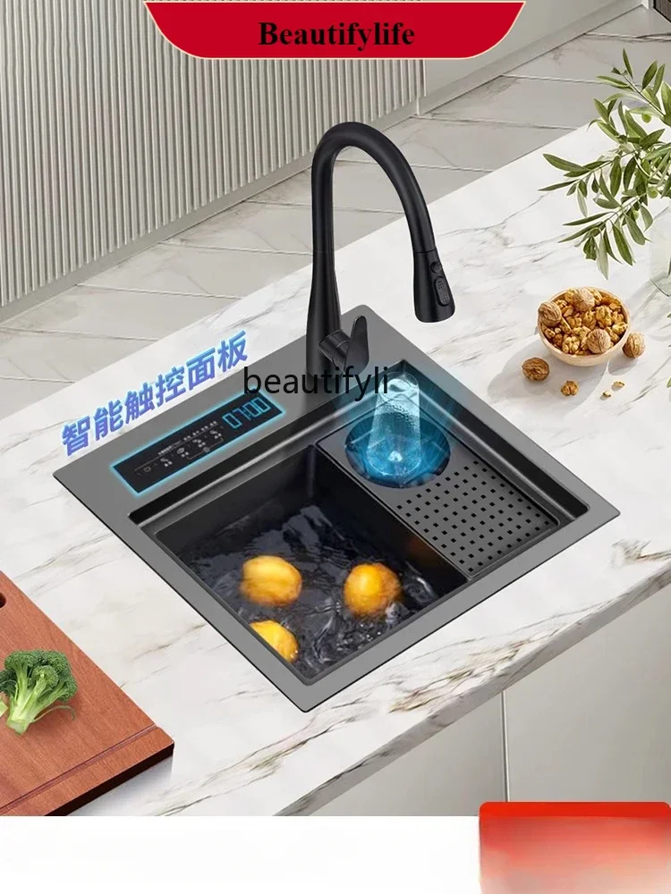 

B185 X188 Bar Counter Cup Cleaner Disinfection Sink Small Single Sink Zhongdao Kitchen Vegetable Basin