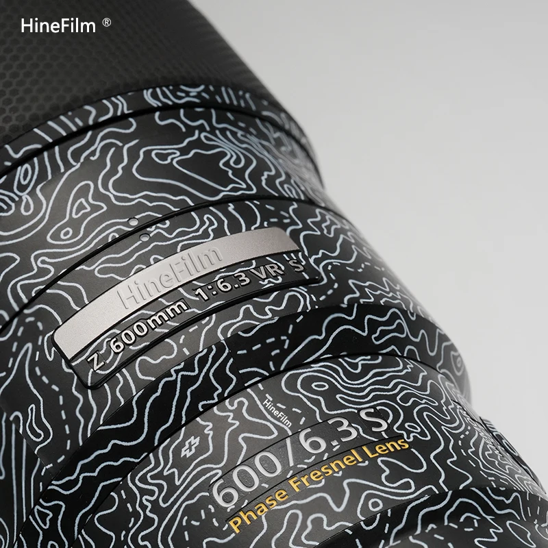 Hinefilm piel para Nikkor Z600 F6.3 lente calcomanía piel 600 F6.3 cubierta envolvente para Nikon Z 600mm f/6,3 VR S lente pegatina 600F6.3 piel