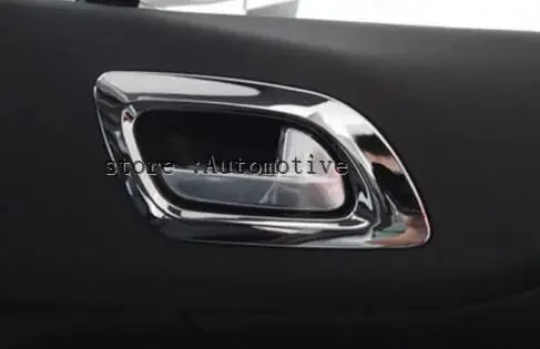 ABS CHROME DOOR inside handle TRIM 4pcs/set for 09 10 for CITROEN C4 C 4 2009 2010