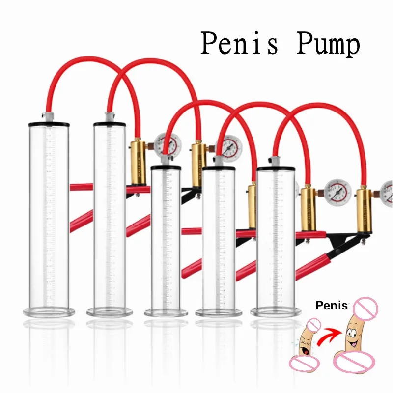 Male Penis Vacuum Pump Enlargement Air Sucking Exerciser Dick Enhancer Extender Masturbation Massager Sex Toys For Men