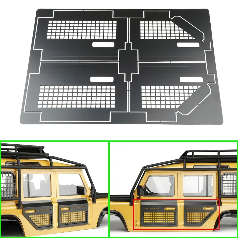 1 Set Metal Protective Net for 1/10 RC Crawler Car Traxxas Wilderness Guard RD110 RD130 Accessories