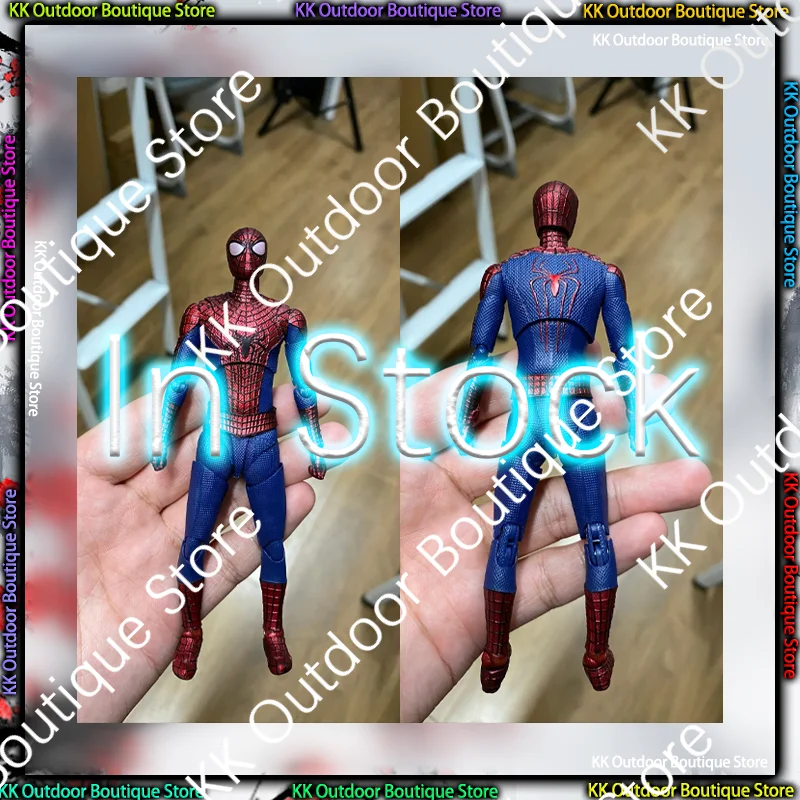متوفر في المخزون Ct Toys سبايدرمان الرجل العنكبوت المذهل أندرو غارفيلد الشكل الرجل العنكبوت أنيمي عمل الشكل تمثال نموذج دمى هدايا