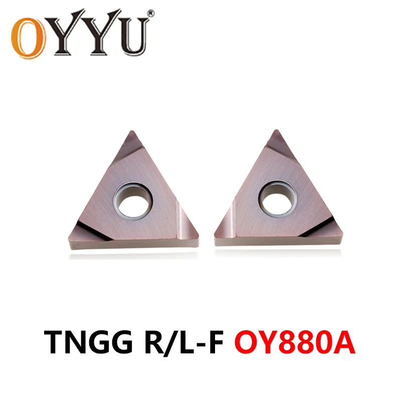 OYYU TNGG160404R-F TNGG160402R-F TNGG160402L-F OY880A TNGG CNC Cutter TNGG160402 TNGG160404 R L F Groove Tools Carbide Inserts