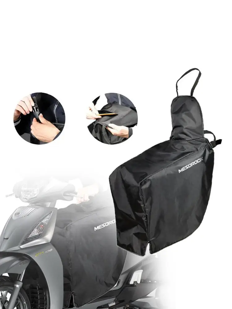 AliExpress Autumn and winter bicycle motorcycle scooter ATV handlebars waterproof thick handlebar gloves cold wind shield Windbreak cover