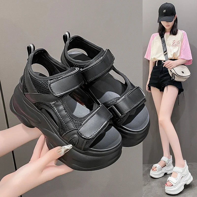 

High Quality Thick Bottom Open Toe Back Trip Strap Waterproof Platform All Comfortable Non-slip Wear-resistant Women's Sandals