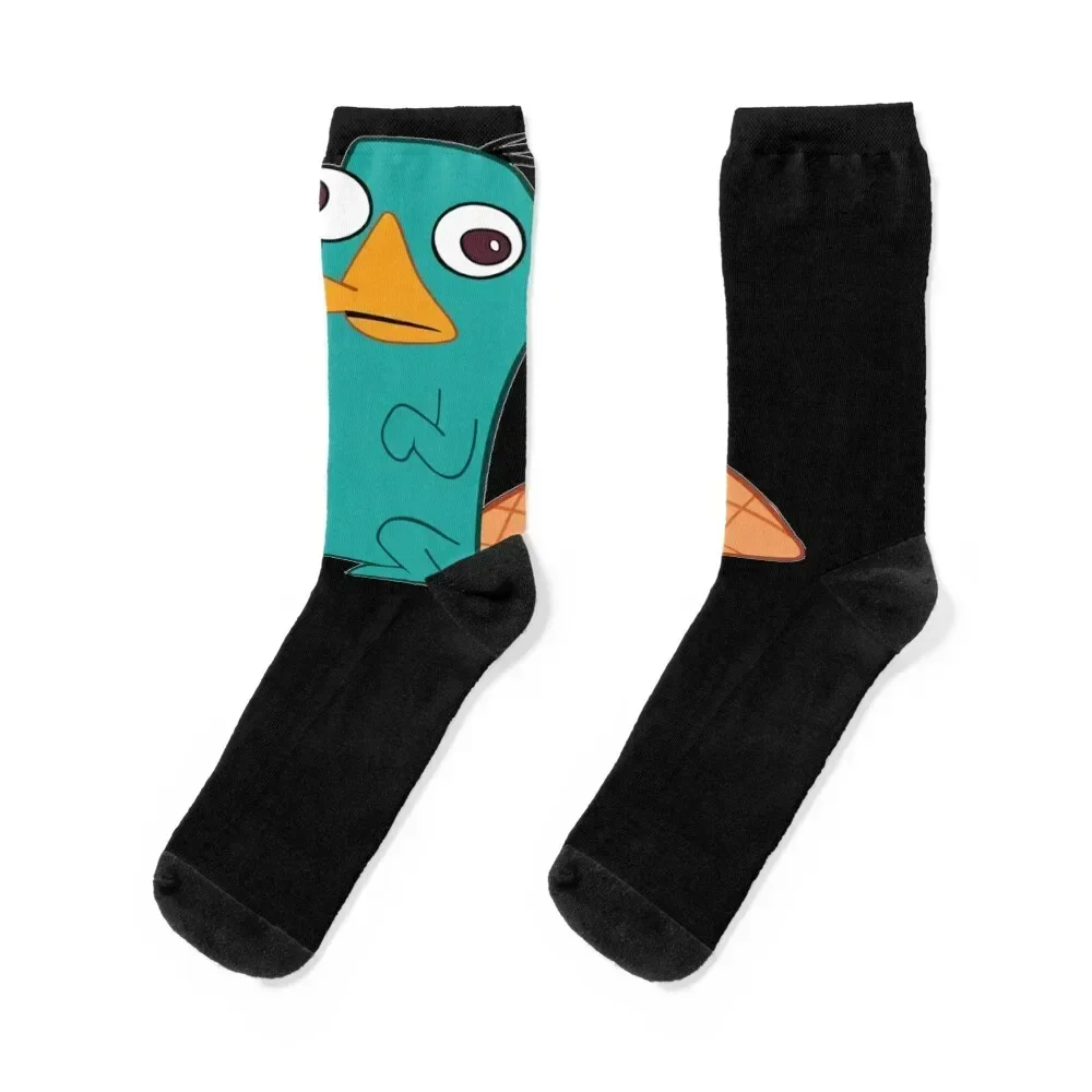 

Perry The Platypus Socks sport designer brand snow kids Men Socks Luxury Brand Women's