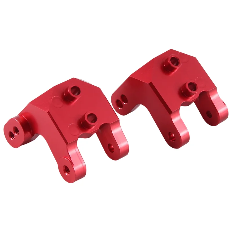 LMT 4S King Sling 4WD Monster 1/8 RCトラック交換用メタル合金製アッパー/ロアショックアブソーバーマウントブラケットセット 2個