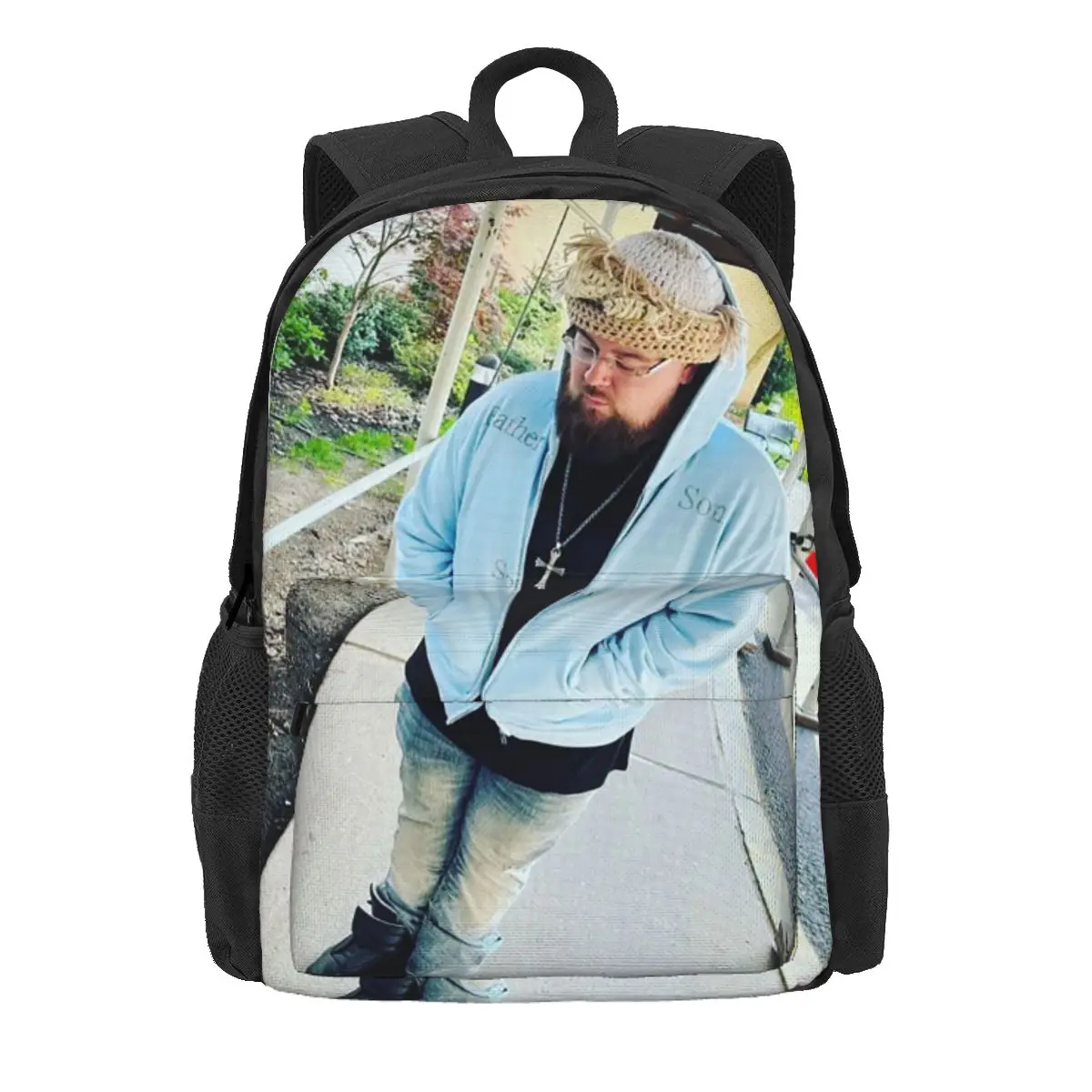 

Joeyy Singer Vocalist Music Rapper Backpack Daypack Large Capacity Children BookBag School Bag Shoulder Bags for Men Women