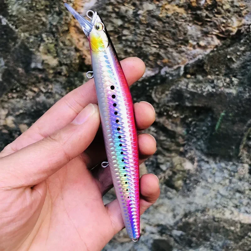 طعوم صيد سمك البلمة الغارقة ، طعوم صلبة صناعية ، طعوم هزازة ، سمك قاروس البحر ، معالجة المياه المالحة ، عرض من ، 26 جم ، 47 جم ، 32 جم #6