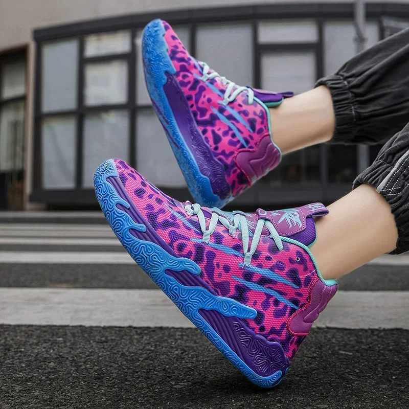 

2025 New Men's Sneakers Breathable Comfortable Mens Basketball Shoes Wear-resistant Non-slip Couple's Sports Shoes Tenis Hombres