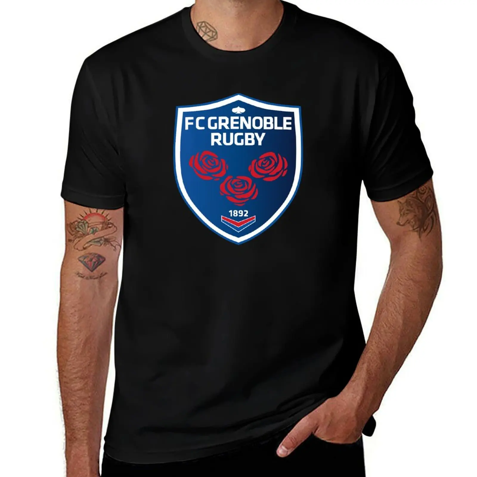 

men Grenoble FC man shirts shirt t t T-Shirt man for man tshirt cotton