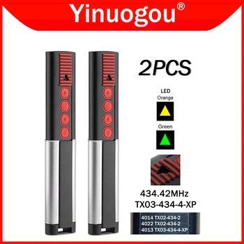 SOMMER TX03-434-4-XP 게이트 원격 제어 434.42MHz SOMMER 4014 4022 TX02-434-2 차고 도어 원격 제어 434MHz 게이트 오프너용