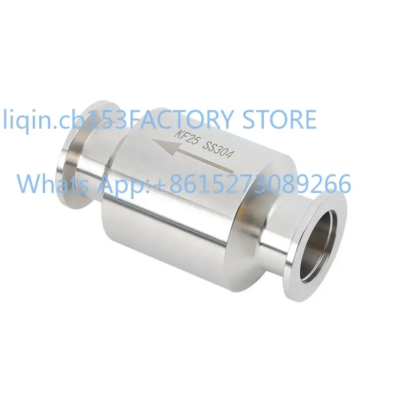 304 stainless steel vacuum KF snap-on one-way/check/exhaust one-way valve, vacuum pump check valve