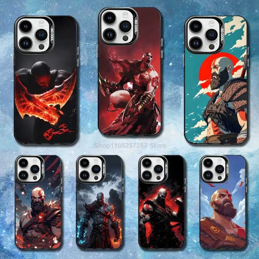 

Game G-God OF W-Wars Hot For iPhone 15,14,13,11,12,16,17,SE,XS,MAX,Mini,Pro,Black Matte Silicone Cover Case