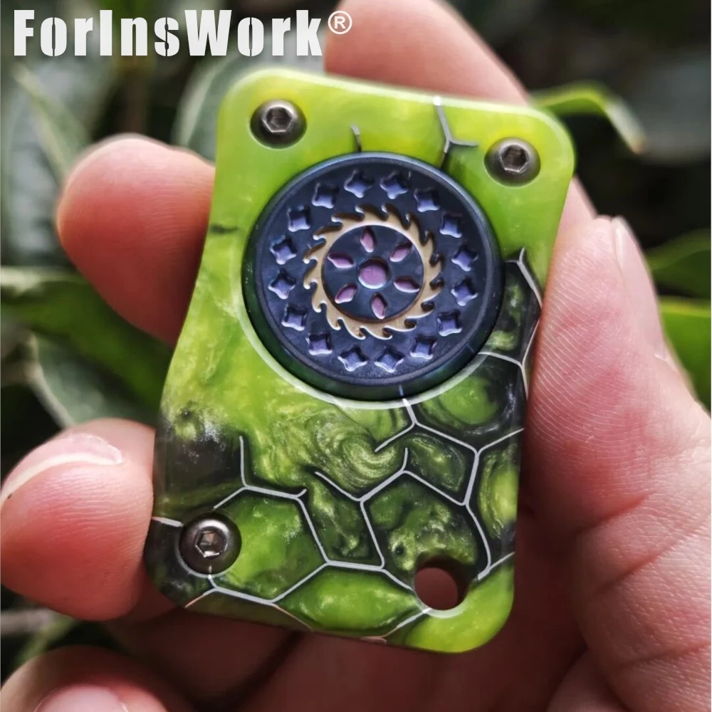 Boring Stone Luminous Resin Fidget Spinner Luminous Toys Finger Toys Fidget Gadget Office Gadgets