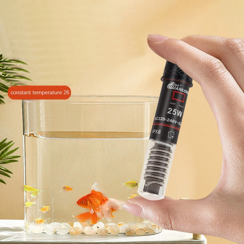 25W 50W 75W Compact Submersible Aquarium Fish Tank Water Heat Rod 50-60Hz 220V-240V Adjustable Temperature Thermostat Heater Rod