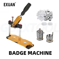 DIY Badge Machine Gold Rotary Badge Machine Badge Card Pressing Machine Production Package Replaceable Mold Machine For Badges