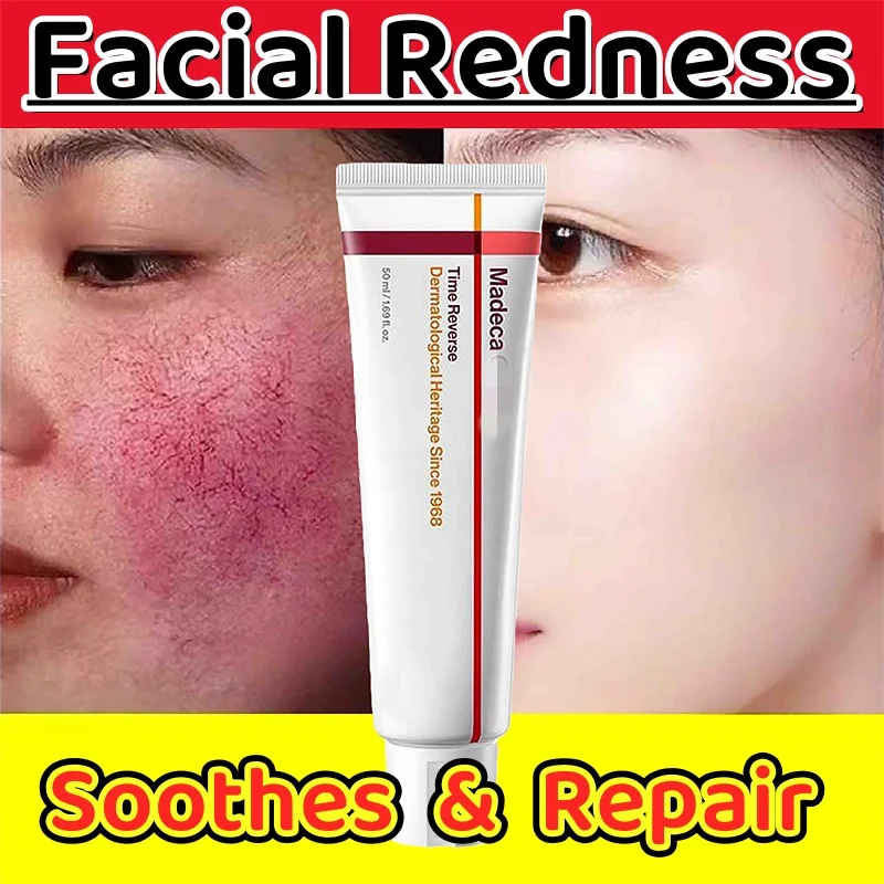 

Madeca Relief Cream Time Reverse Centella Asiatica HA Elastic Moisturizing Soothes Repair Facial Redness Skincare Korean 50ml