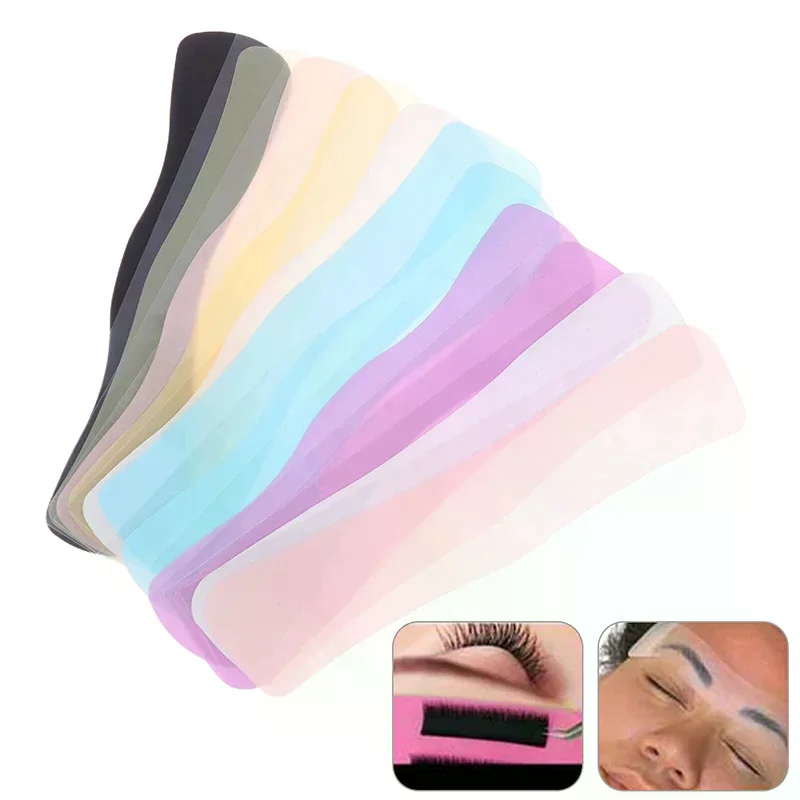Eyelash Extension Forehead Sticker Pad Silicone Planting Graft Eyelashes Tray Stand Pallet Pad Lash Tray Holder Tool Accessories