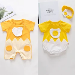 Baby Bodysuit Fashion Girl Clothes Cotton Newborn Baby Boy Clothing Infant T-shirt Baby Jumpsuit Cartoon Baby triangle Onesie