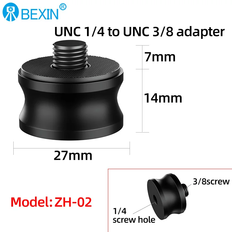 Camera screw adapter tripod mount screw 1/4  3/8 inch conversion screw aluminum quick release screw for dslr camera tripod plate