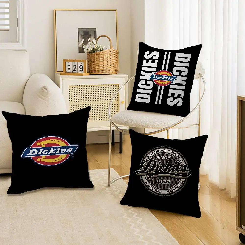 D-Dickies logo Cushion Cover Decorative Pillow Sofa Home Decor case pillow cases