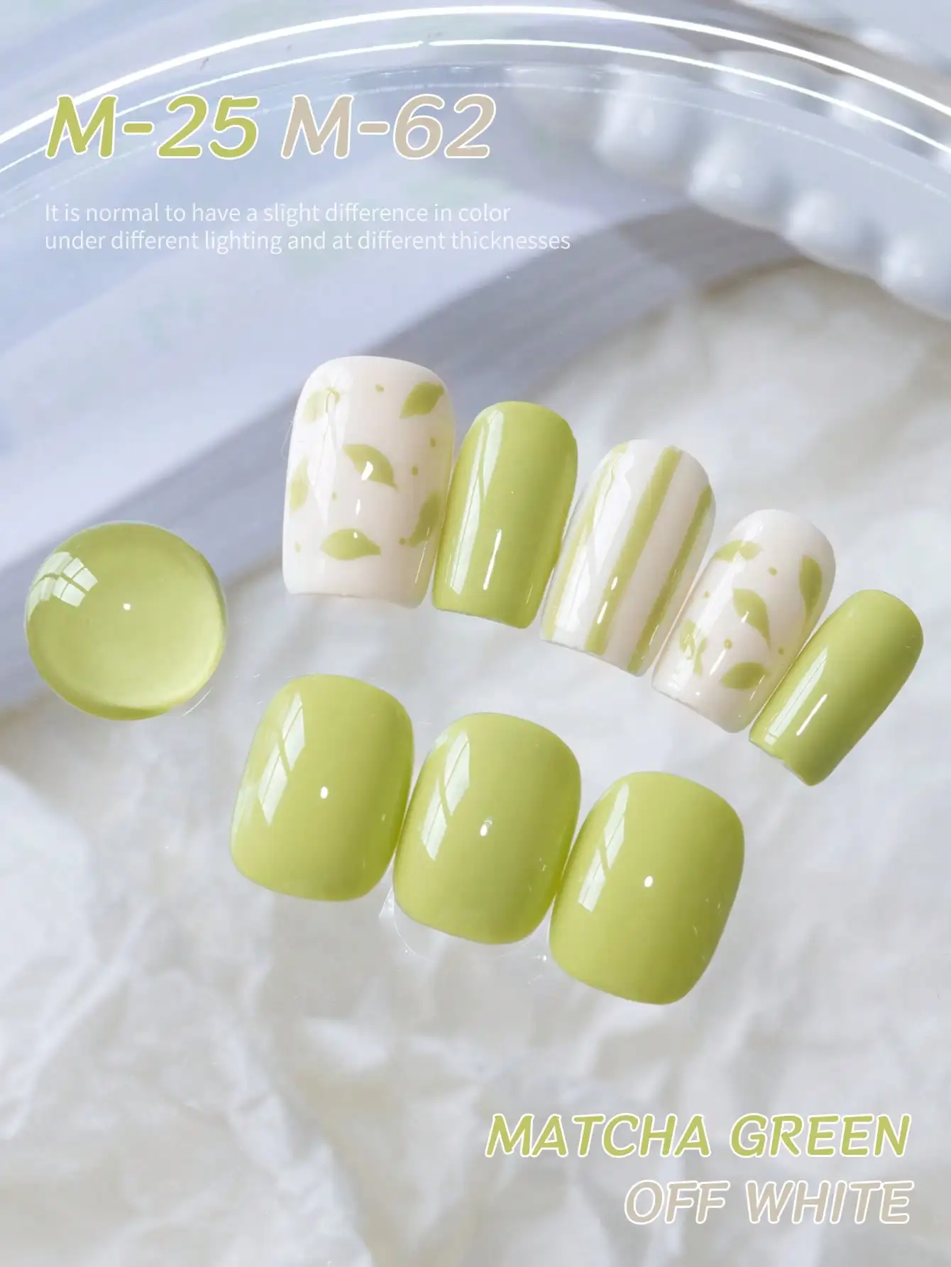 XEIJAYI 2 uds 15ML blanco y verde Matcha juego de Gel de uñas semipermanente arte de uñas remojo UV LED salón de uñas DIY Gel de salón de uñas