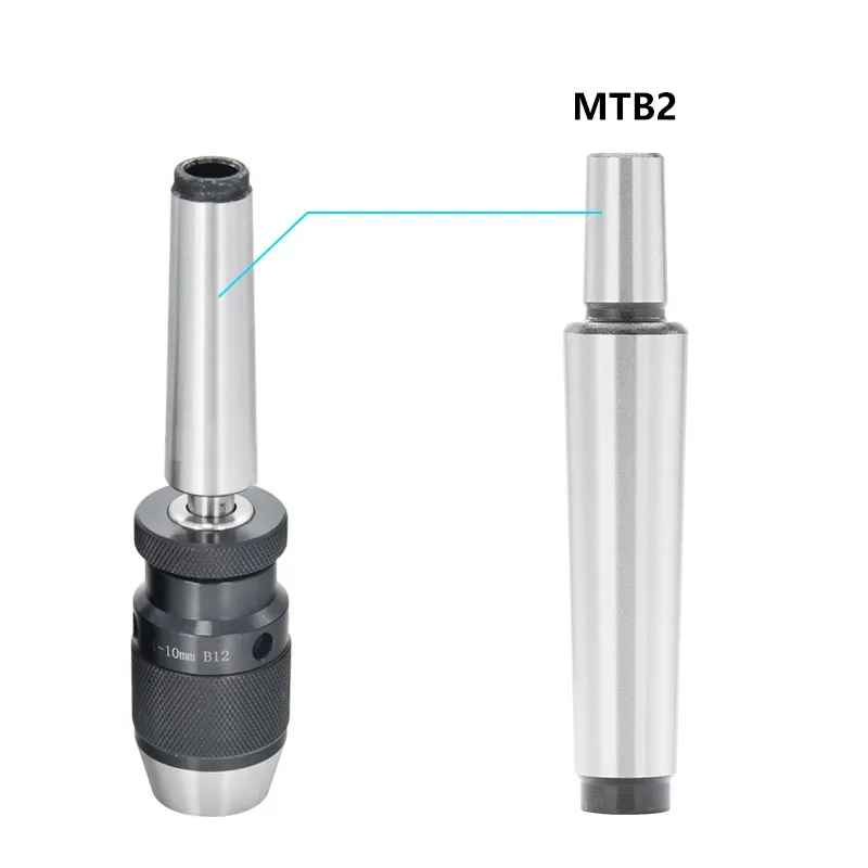 Imagem -04 - Xcan-torno Ferramenta Morse Taper Shank Drill Chuck Arbor para Cnc Máquina de Perfuração Mtb2-b10 B12 B16 B18 Porta-ferramentas