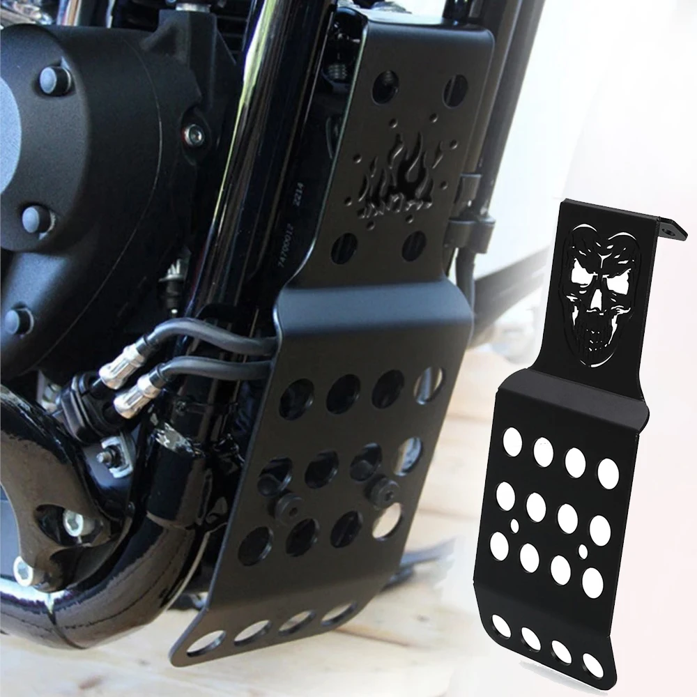 

Black Engine Guard Protector Lower Chin Fairing Spoiler Cover For Sportster Iron XL 883 1200 48 72 Engine Cylinder Head Guard