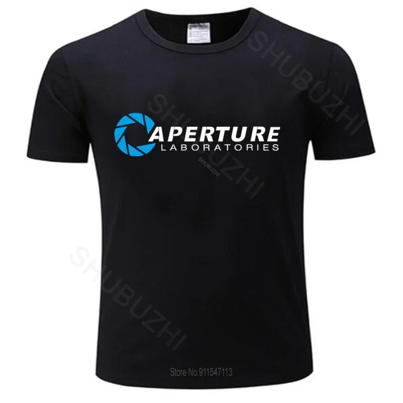 Portal T-Shirt Aperture Laboratories MEN\'S The Cake Is A Lie Half Life unisex summer tshirt new cotton tee-shirt euro size