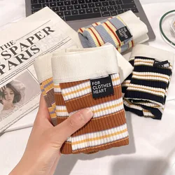 New Men's Underpants Cotton Men's Boxer Shorts Large Size Mid-Waist Striped Summer Breathable Boys Four Corner Pants Pants Pants