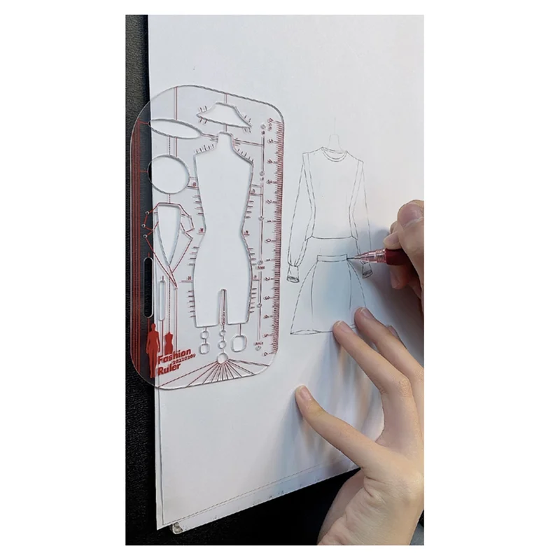 

AF95-Sewing Ruler Quilting Ruler Fashion Drawing Ruler