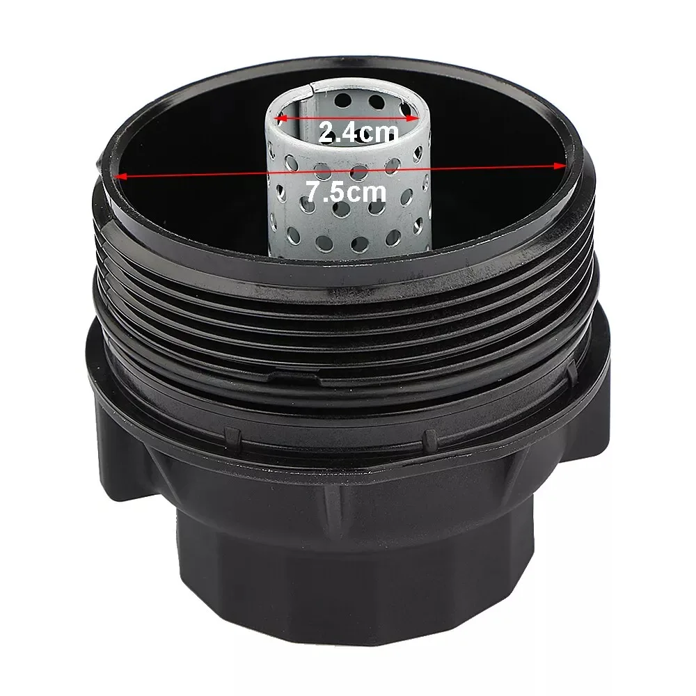 RESO 15620-36010 1562036010 15620-36020 1562036020 Oil Filter Housing Cap Cover Assembly Replacement For Lexus Scion Toyota 6